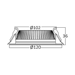 BRY-FATON-12W-4000K-BLC-LED DOWNLIGHT - 5