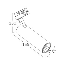 BRY-SHOPLINE-PB-15W-COB-BLC-3000K-2WRS-TRACKLIGHT - 5