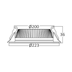 BRY-FATON-24W-4000K-BLC-LED DOWNLIGHT - 5