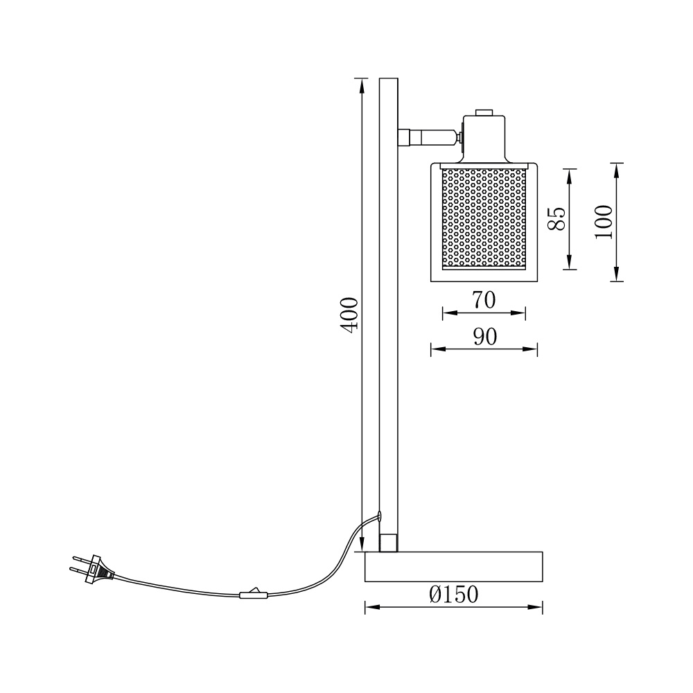 BRY-S008T-1H-1xE14-CPR-TABLE LAMP - 5