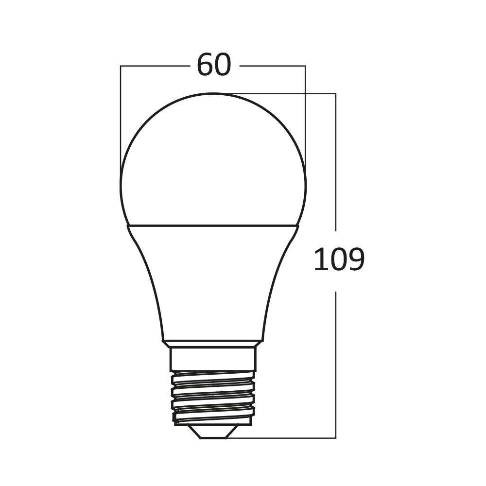 BRY-ADVANCE-10W-E27-A60-6500K-LED BULB - 3