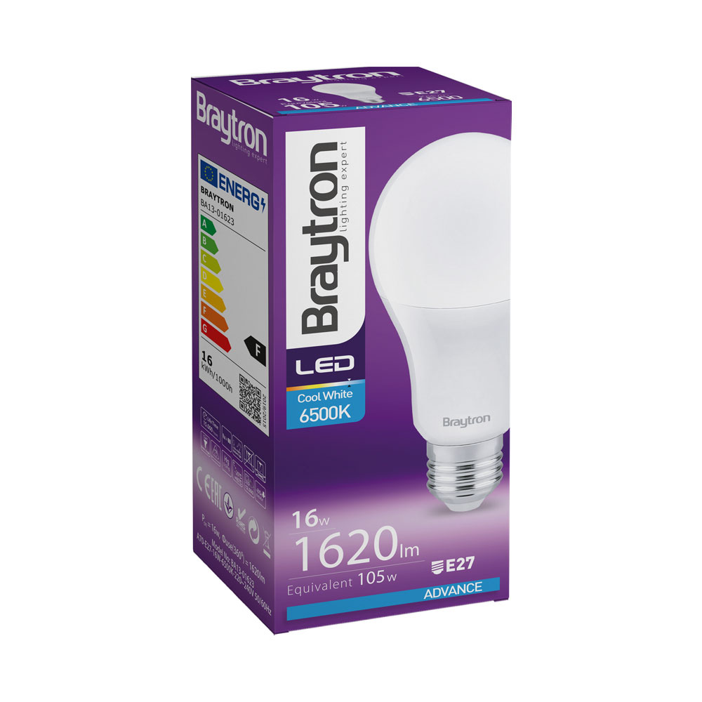 BRY-ADVANCE-16W-E27-A70-6500K-LED BULB - 3