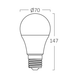 BRY-ADVANCE-18W-E27-A70-4000K-LED BULB - 3