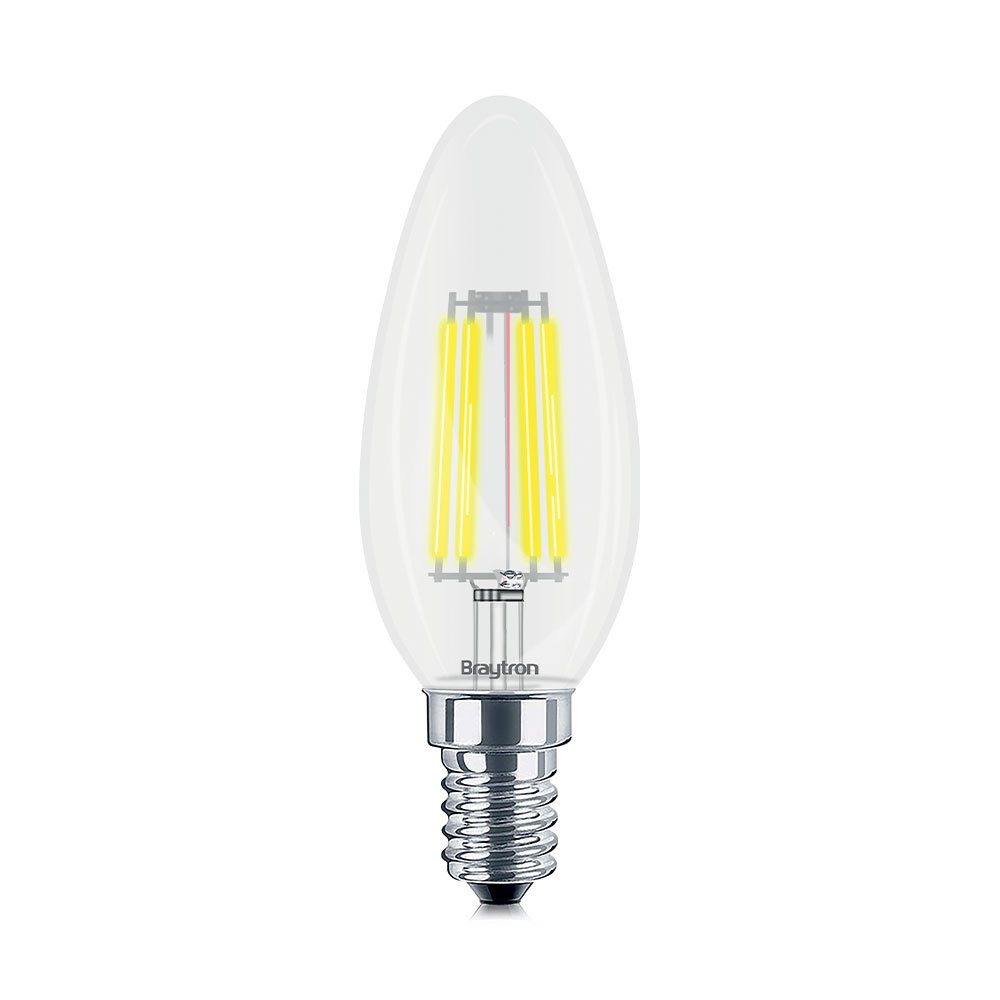 BRY-ADVANCE-4W-E14-C35-CLR-3000K-LED BULB - 1