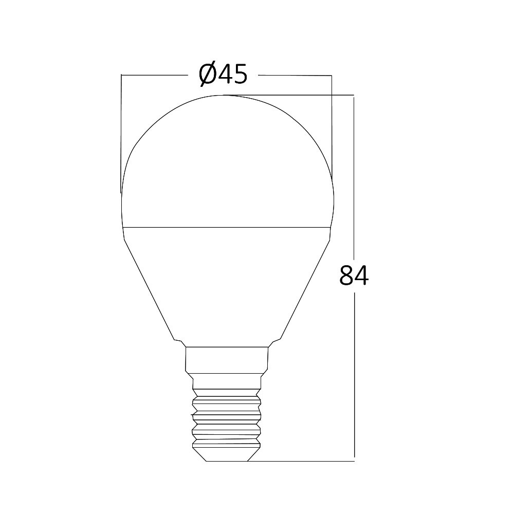 BRY-ADVANCE-5W-E14-P45-3000K-LED BULB - 4