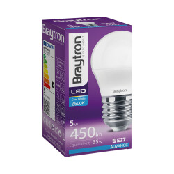 BRY-ADVANCE-5W-E27-G45-6500K-LED BULB - 3