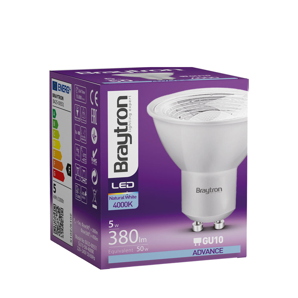 BRY-ADVANCE-5W-GU10-38D-4000K-LED BULB - 5