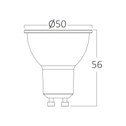 BRY-ADVANCE-6,5W-GU10-110D-3000K-LED BULB - 5