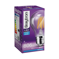 BRY-ADVANCE-7W-E27-A60-CLR-6500K-LED BULB - 3