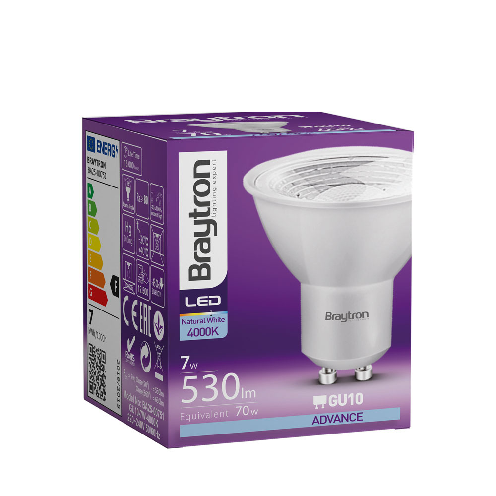 BRY-ADVANCE-7W-GU10-38D-4000K-LED BULB - 5