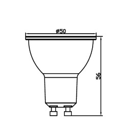 BRY-ADVANCE-7W-GU10-38D-AMB-LED BULB - 5