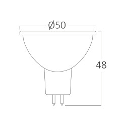 BRY-ADVANCE-7W-GU5.3-38D-3000K-LED BULB - 5