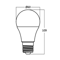 BRY-ADVANCE-7W-MV.SENS.-E27-A60-6500K-LED BULB - 3