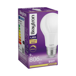 BRY-ADVANCE-9W-E27-A60-DIM-3000K-LED BULB - 3