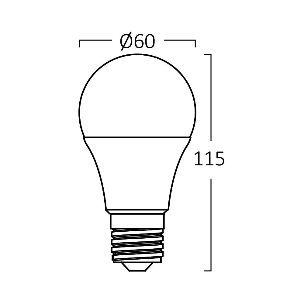 BRY-ADVANCE-9W-MV.SENS.-E27-A60-3000K-LED BULB - 3