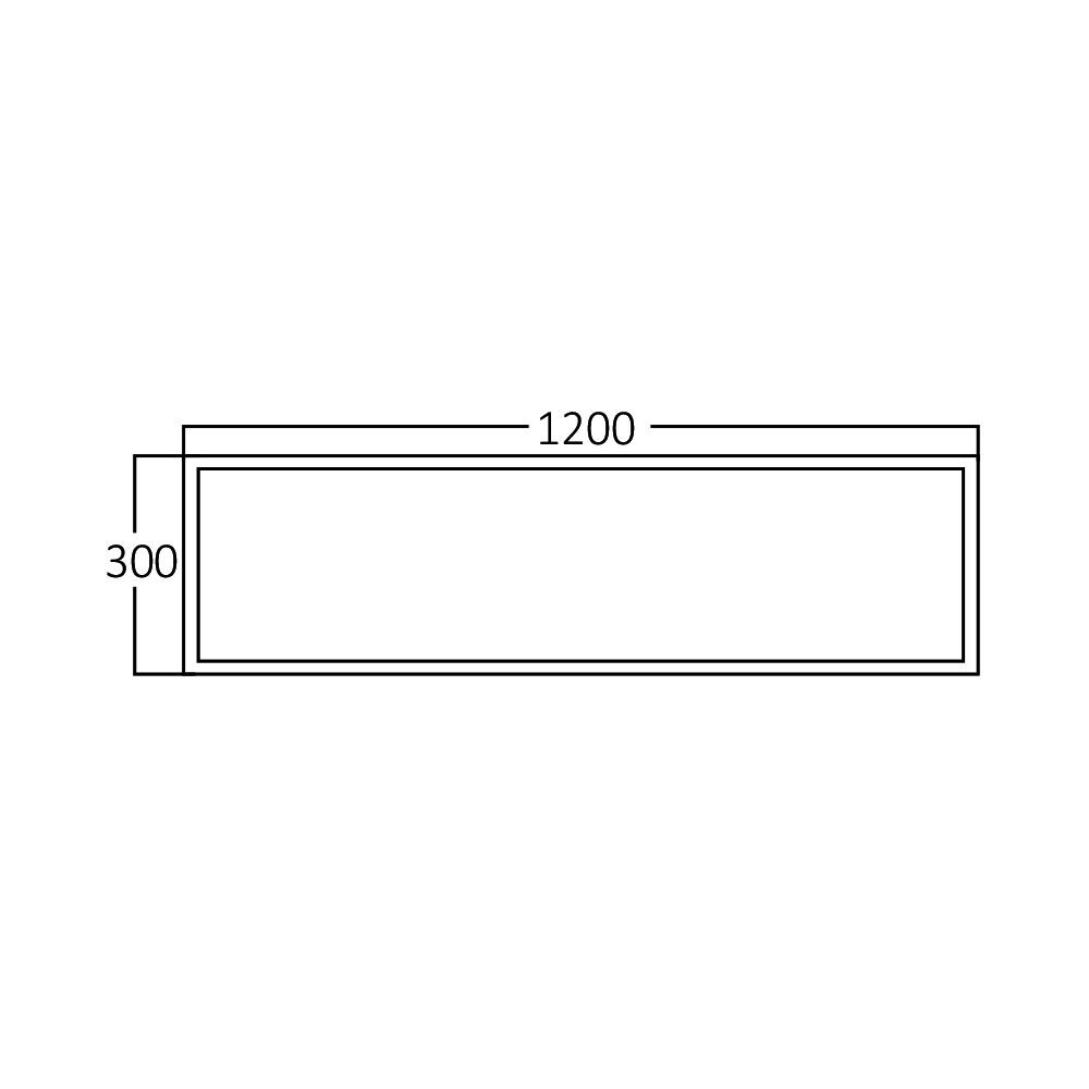 BRY-ALM-300x1200-WHT-SURFACE FRAME - 3