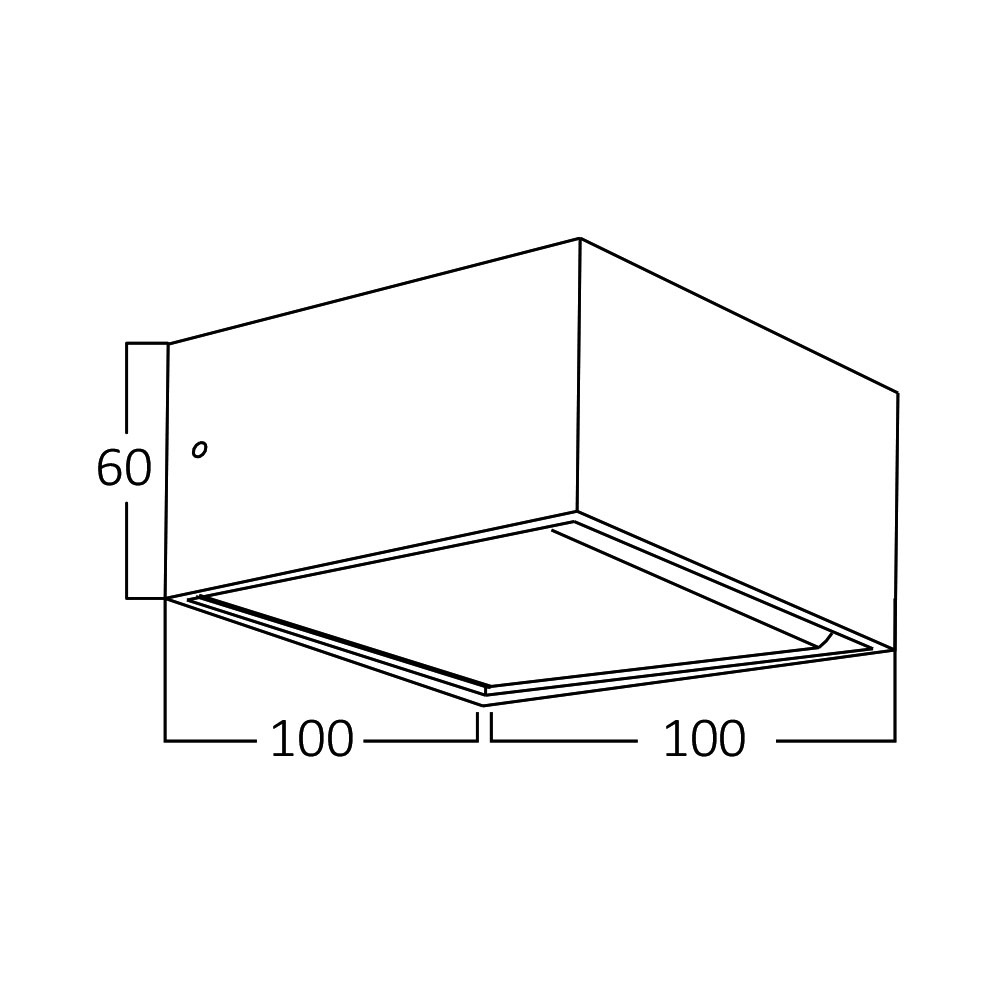 BRY-AVVA-WL02-8W-SQR-BLC-3000K-WALL LIGHT - 6