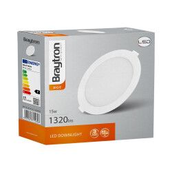 BRY-BASIC-15W-5INC-WHT-4000K-LED DOWN - 5