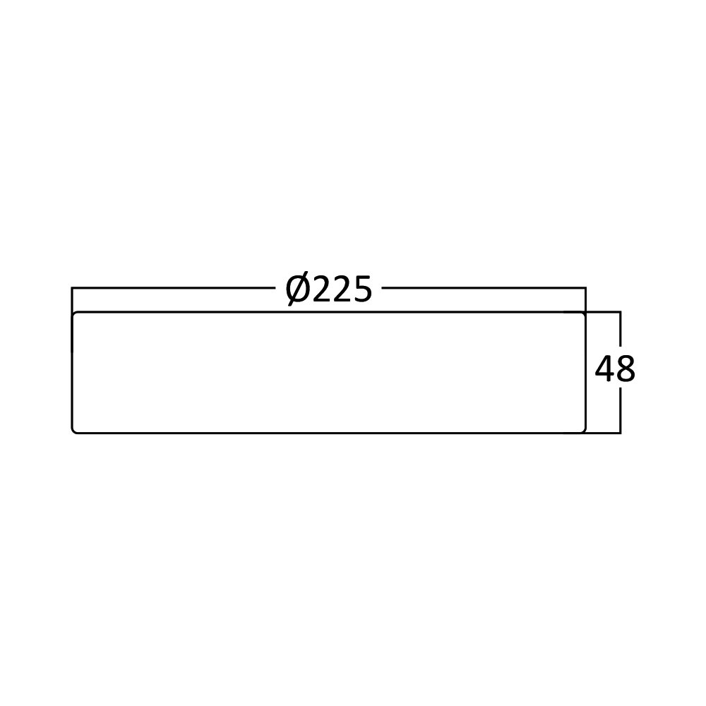 BRY-BASIC-SRP-24W-RND-BLC-3000K-LED PANEL - 8