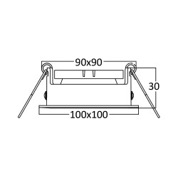 BRY-BETA-A-SQR-1D-BLC-SPOTLIGHT - 5