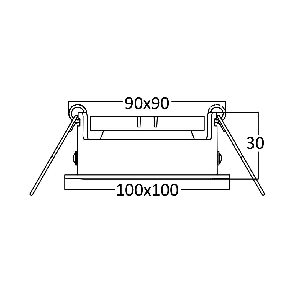 BRY-BETA-A-SQR-1D-BLC-SPOTLIGHT - 5