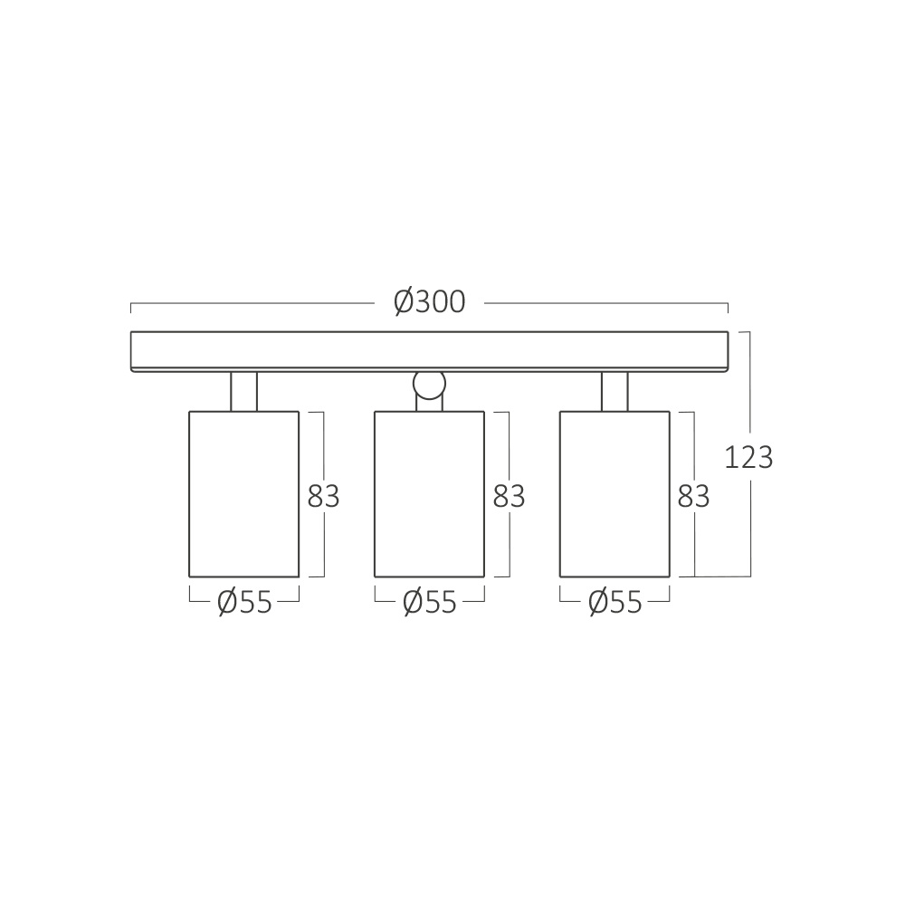 BRY-BETA-RND_3-BLC-GU10-SPOTLIGHT - 3