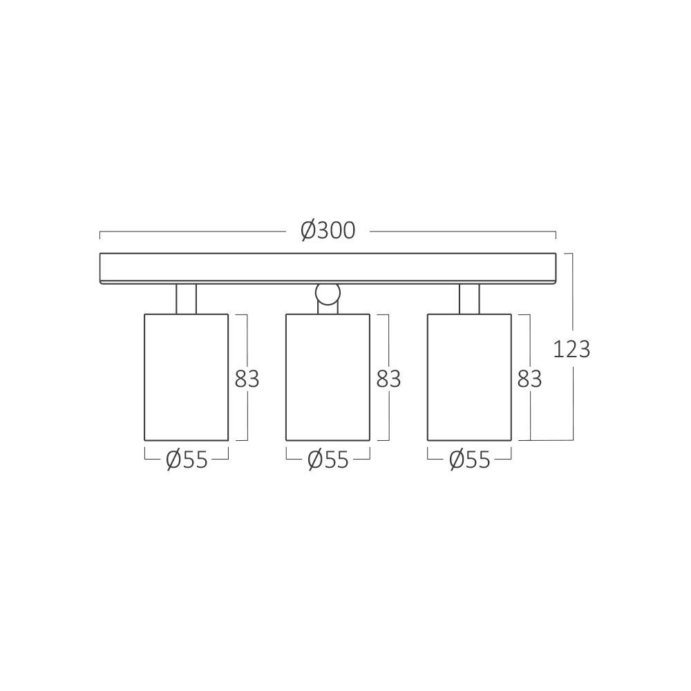 BRY-BETA-RND_3-BLC-GU10-SPOTLIGHT - 3