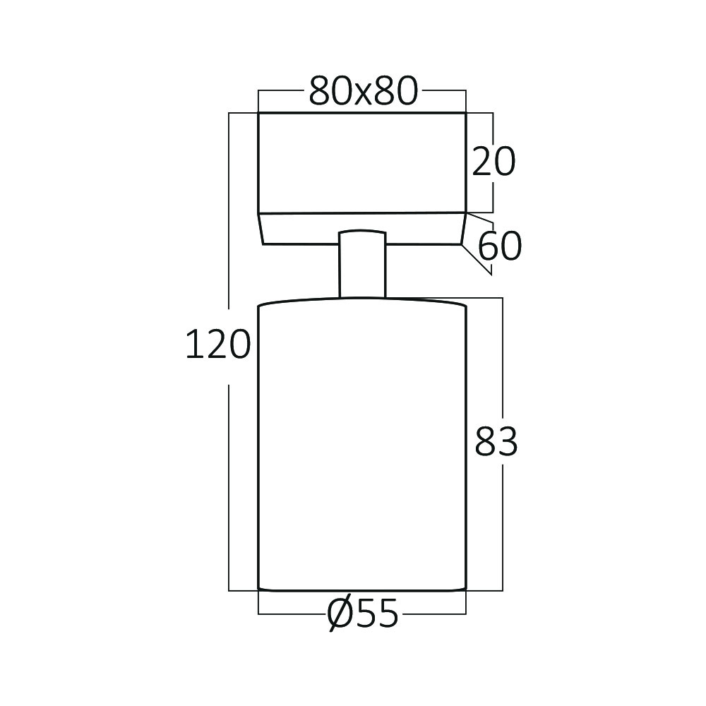 BRY-BETA-SRQ-1-WHT-GU10-SPOTLIGHT - 5