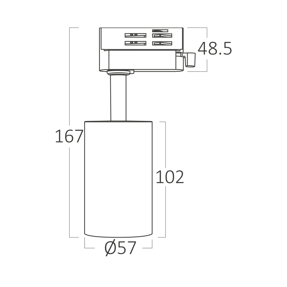 BRY-BETA-TR2-BLC-GU10-4WRS-TRACKLIGHT - 6