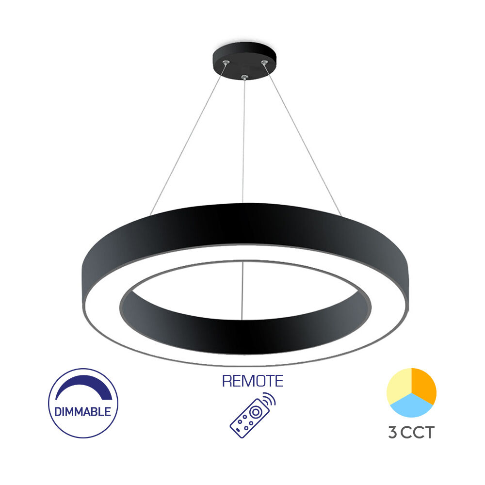 BRY-BLADE-PD-RND-BLC-45W-RMT-CEILING LIGHT - 1