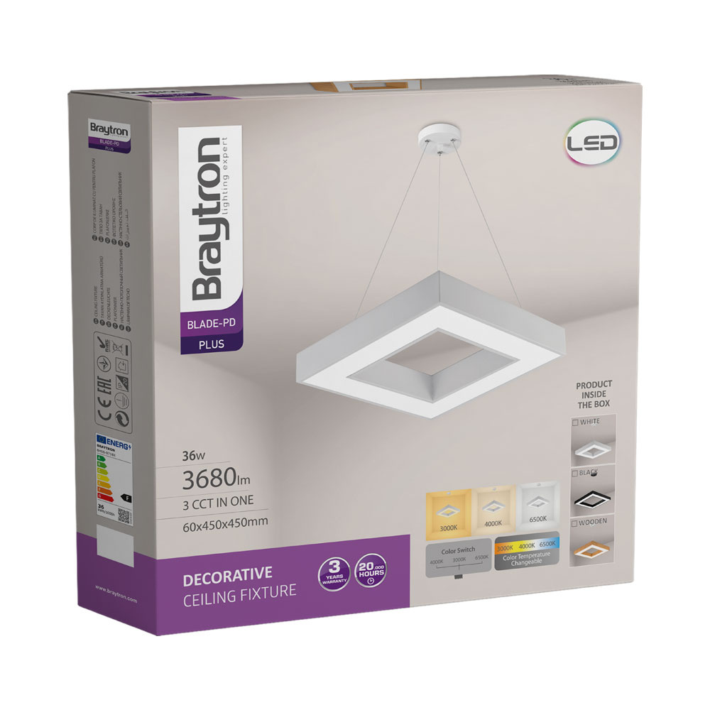 BRY-BLADE-PD-SQR-WHT-36W-3IN1-CEILING LIGHT - 3