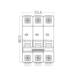 BRY-BMG1-3 C06-06A-3P C TYPE 4.5KA-MCB - 4