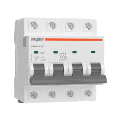 BRY-BMG1-4 C06-06A-4P C TYPE 4.5KA-MCB - 2