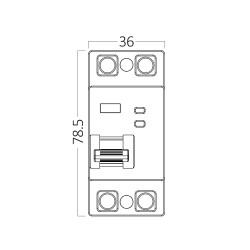 BRY-BRG3-2 03 16-16A-30mA 2P 10KA RCCB - 4