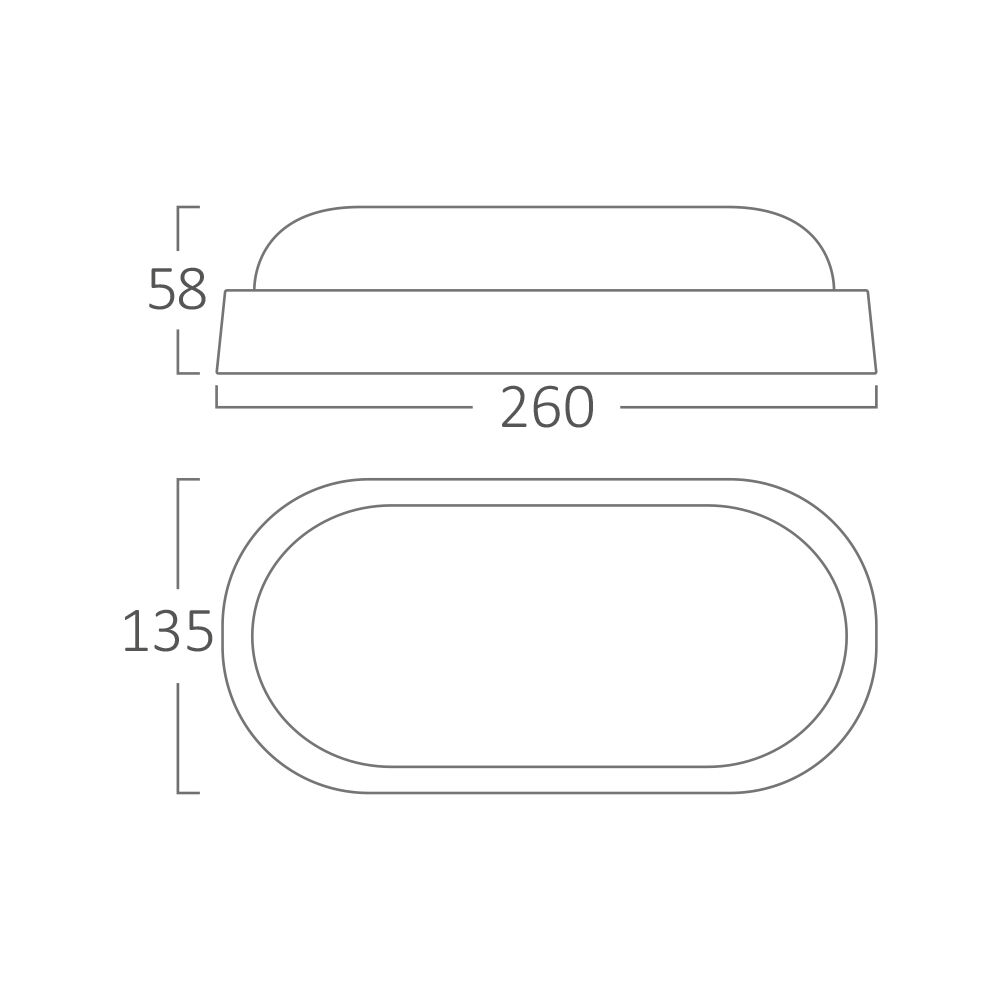 BRY-BULKHEAD-B-ELP-18W-WHT-IP54-3000K-LED BULKHEAD - 6