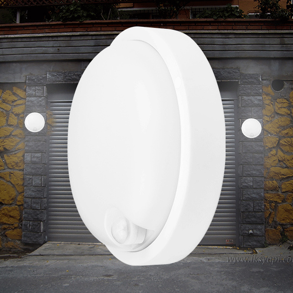 BRY-BULKHEAD-B-RND-15W-WHT-IP54-SNS-3000K-LED BULK - 2