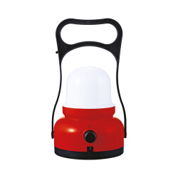 BRY-CM011-8WLED-LTB-6500K-RED-RECHAREABLE LANTERN - 1