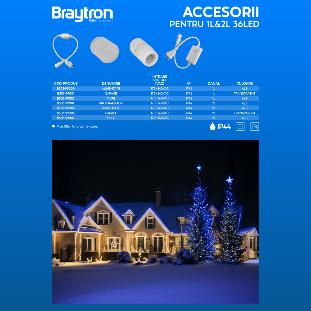 BRY-CONNECTOR FOR 2L-36LED-D11MM - 3