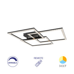 BRY-CRYSTAL-B-80W-3IN1-RMT-BLC-CEILING LIGHT - 1