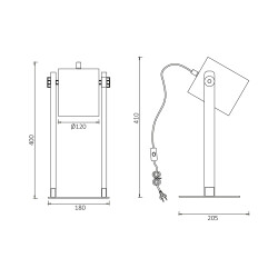 BRY-D001T-1H-1xE27-WDN-TABLE LAMP - 4