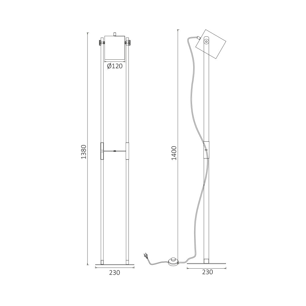 BRY-D001T-1H-1xE27-WDN-FLOOR LAMP - 4