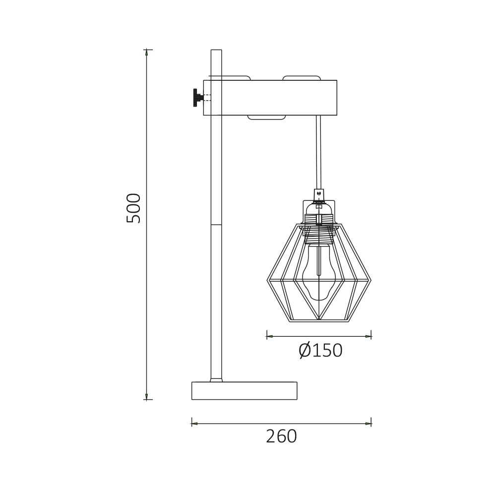 BRY-D002T-1H-1xE27-WDN-TABLE LAMP - 4