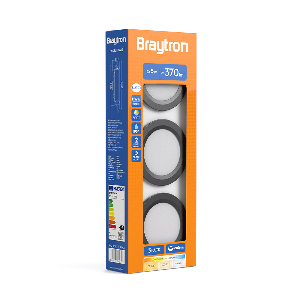 BRY-DW12-5W-3PCK-PLS-3IN1-IP54-BLC-DOWNLIGHT - 7