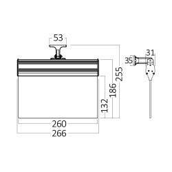 BRY-EXIT-LED-2W-HNG-IP20-WHT-EMERGENCY EXIT - 7