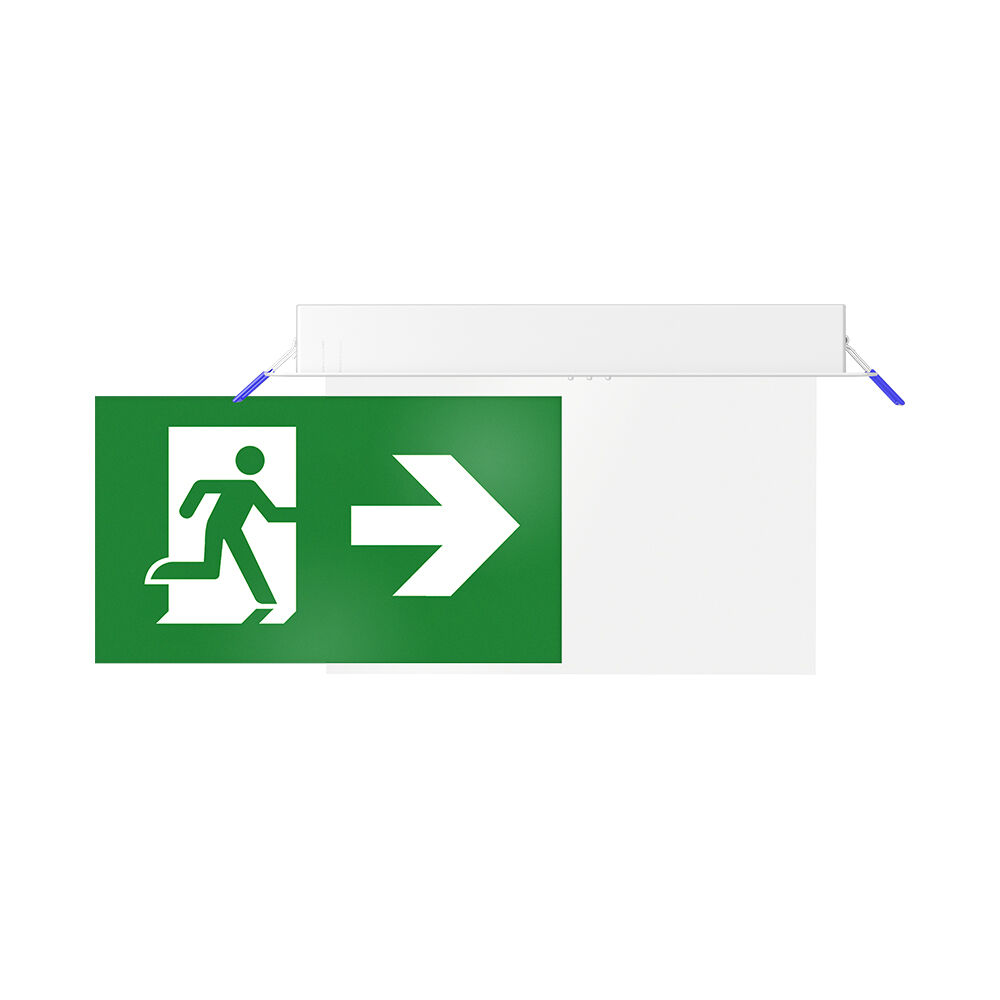 BRY-EXIT-LED-2W-RCS-IP20-WHT-EMERGENCY EXIT - 4