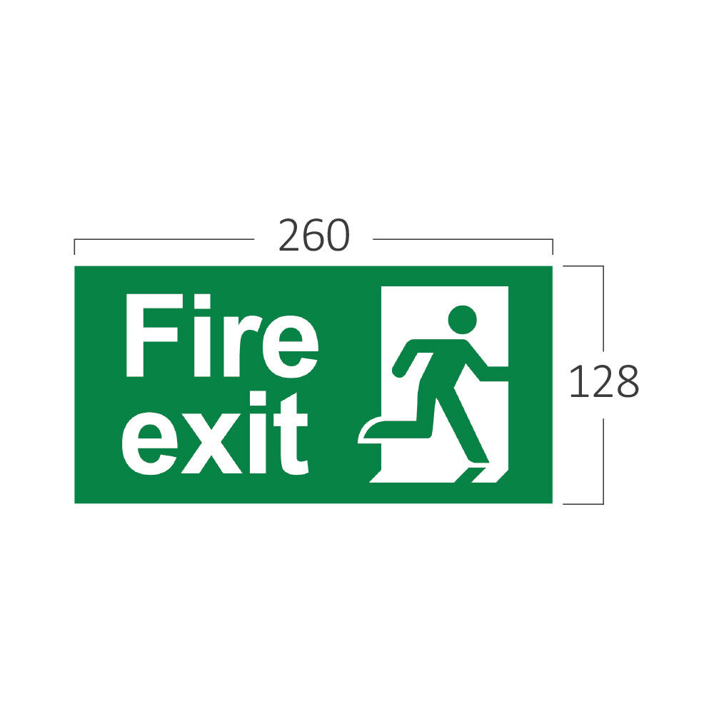 BRY-EXIT SING-FIRE EXIT -PVC - 3