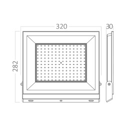 BRY-FLOOD-CF-150W-BLC-6500K-IP65-LED FLOODLIGHT - 5