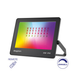 BRY-FLOOD-CF-50W-BLC-RGB-IP65-LED FLOODLIGHT - 1