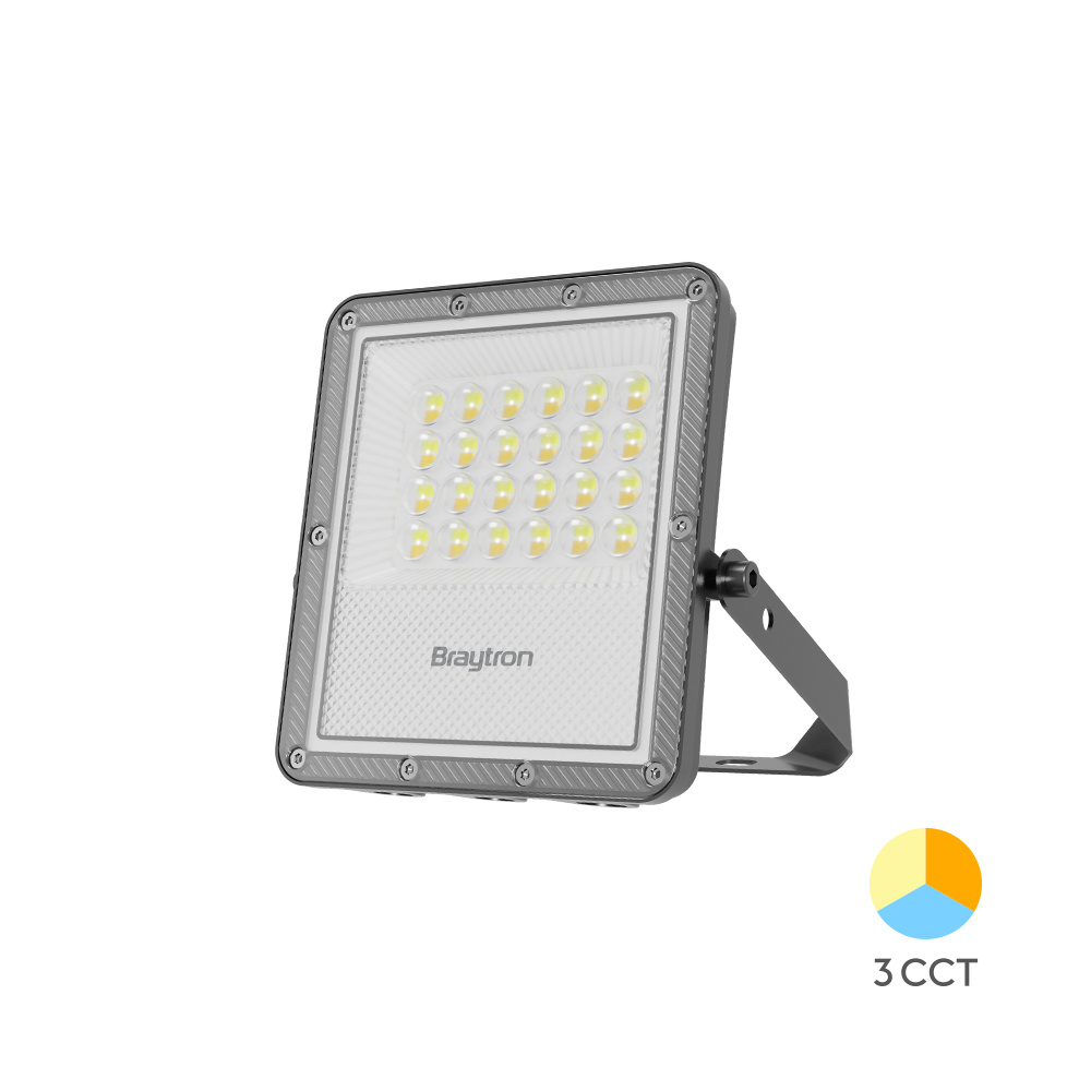 BRY-FLOOD-PF-20W-GRY-3IN1-IP65-LED FLOODLIGHT - 1