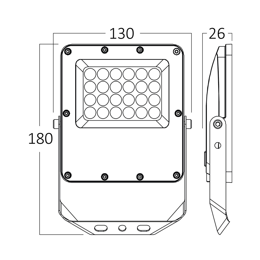 BRY-FLOOD-PF-20W-GRY-3IN1-IP65-LED FLOODLIGHT - 5